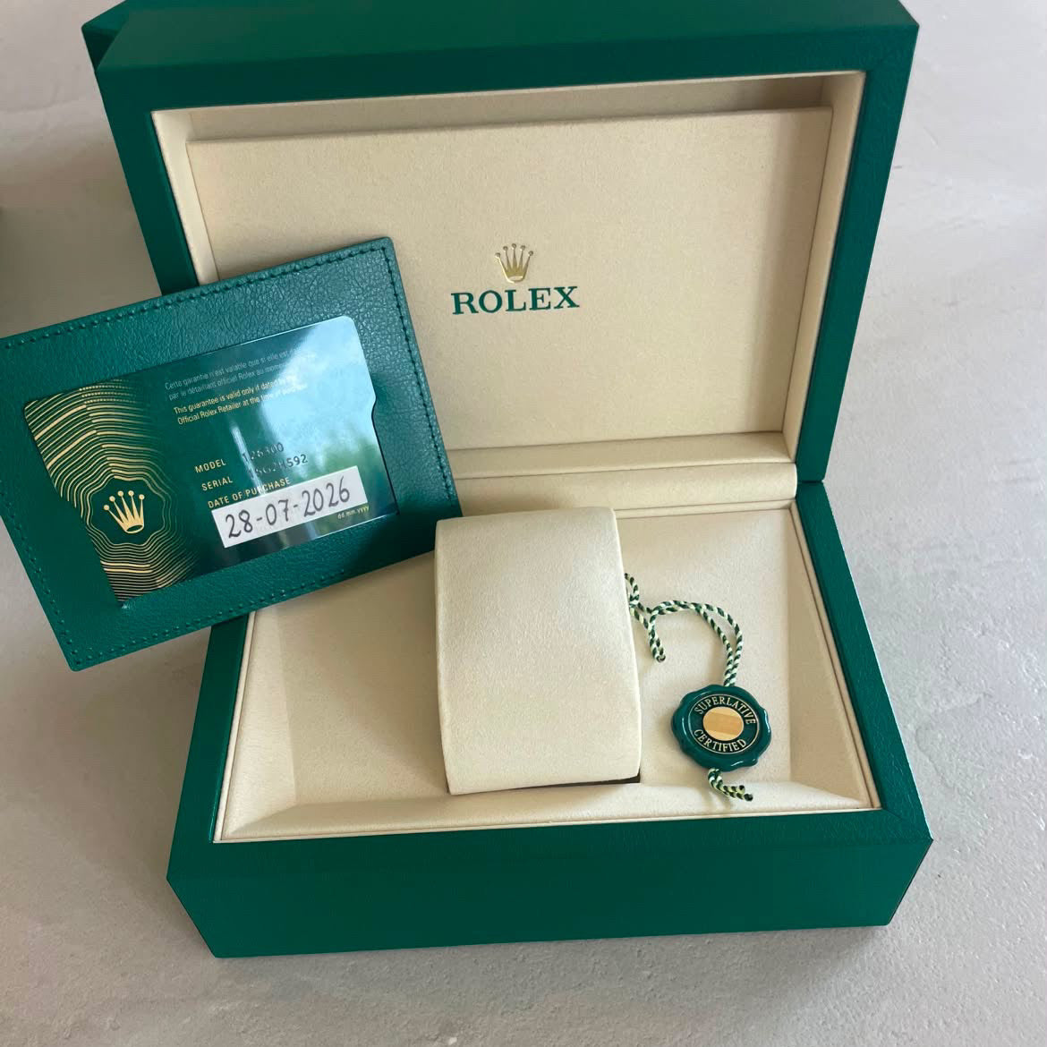 Rolex Datejust 41 Ref. 126300 – Full Set 2026