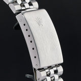 Rolex Datejust, 36mm, 1991, Fullset, ref. 16234, Staal, Zilveren wijzerplaat met kleine diamanten, Geserviced.
