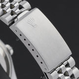 ROLEX OYSTER PERPETUAL DATEJUST 16234 ZWART KLEIN DIAMANTEN WIJZERPLAAT ROESTVRIJ STAAL